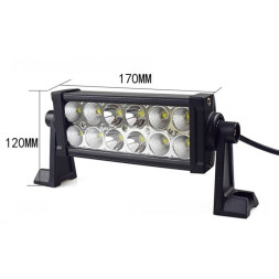 Фара Off Road SOLAR ближний свет 12SMD, 36W, 6000K (170*120мм) 12-24V