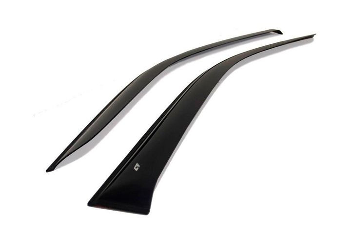 Дефлекторы стёкол  Peugeot Partner 2008г- накладные  к-т 2 шт.
