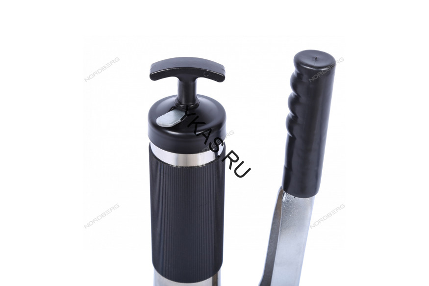 Шприц плунжерный NORDBERG NO2414 с шестеренчатой передачей для густой смазки (400 мл)