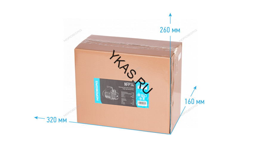 Одноступенчатый вакуумный насос NORDBERG NFP14 (42 л/мин)