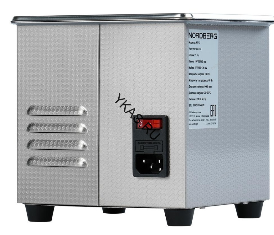 Ультразвуковая ванна NORDBERG NU13 с подогревом (1,3 л) 