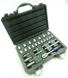 FORSAGE. Набор инструмента 26предм. 3/8" с воротком (6гр.) (6-24мм)