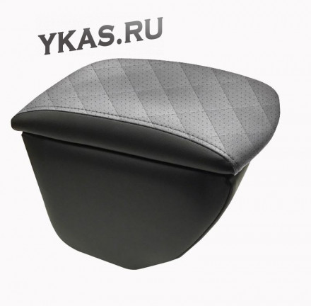 Подлокотник мод. Skoda Rapid с 2014г-  чёрный/серый/серый  РОМБ