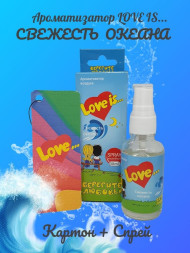 Осв.возд.  Соntact  ЁЛКА+СПРЕЙ  Love is...  "Свежесть океана" 30мл