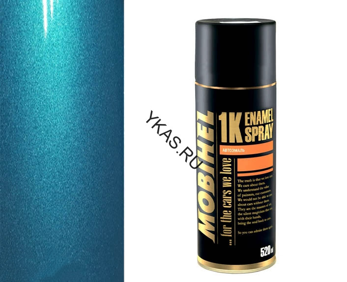 Mobihel  Эмаль базовая металлик аквамарин (520мл)