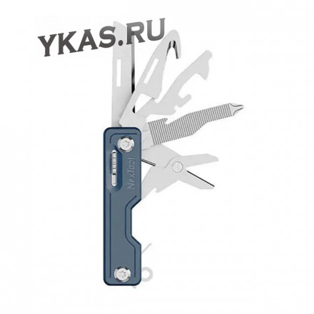 Многофункциональный нож Xiaomi NexTool Multi Functional Knife 10 предметов Синий