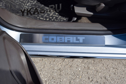 Накладки в проем дверей (4 шт) (НПС) CHEVROLET Cobalt 2019- предзаказ