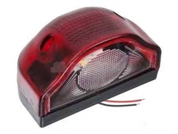 Подсветка - фонарь номерного знака  2332R LED  100х56х77мм красный