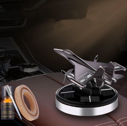 Игрушка на торпедо "самолет" с ароматизатором, черный