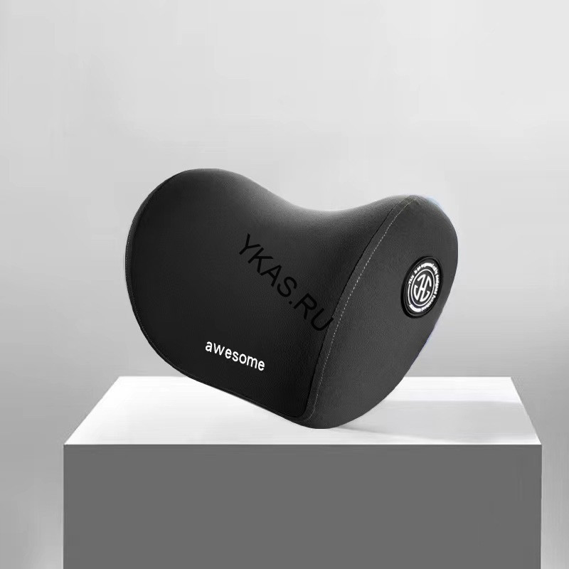 Подголовник-подушка  Carlife  Memory Foam (ортопедическая)  Черный