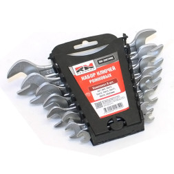 RedMark Набор ключей рожковых 8 шт. (кт.) (6X7, 8X9, 10X11, 12X13, 14X15, 16X17, 18X19, 20X22 мм)