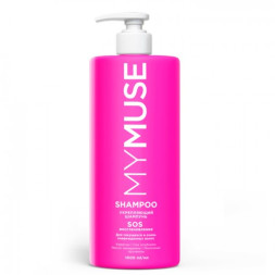 MY MUSE Шампунь укрепляющий, SOS восстановление (1000 мл)
