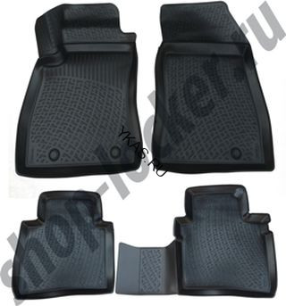 Коврики резиновые   Nissan Tiida c 2015г- тэп.