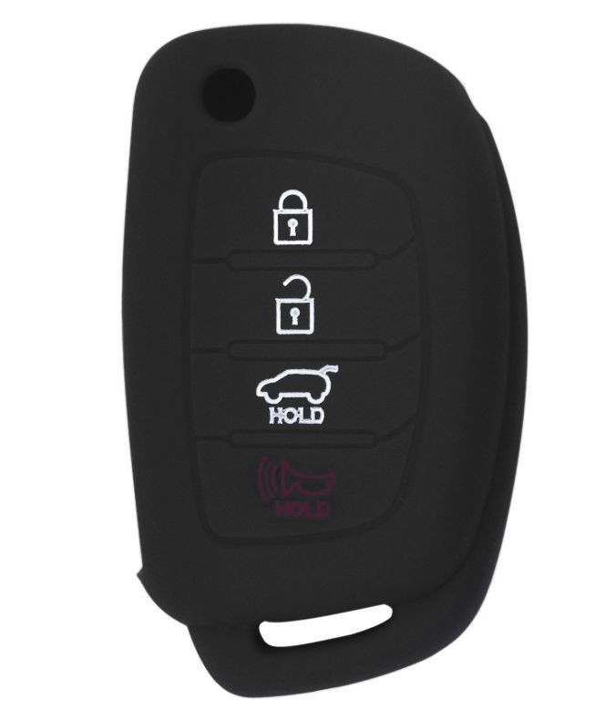 Чехол силиконовый для ключа зажигания  HYUNDAI (четыре кнопки) №2