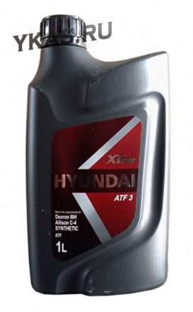 Масло для  АКПП Hyundai  Xteer ATF 3  1lt   Dexron mH, Allison C-4, SYNTHETIC