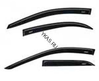 Дефлекторы стёкол  Geely MK  2008г-  (седан)  накладные  к-т 4 шт.
