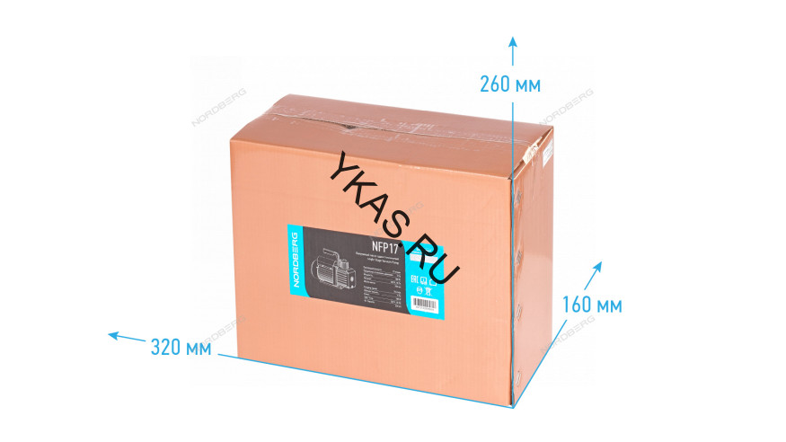 Одноступенчатый вакуумный насос NORDBERG NFP17 (70 л/мин)