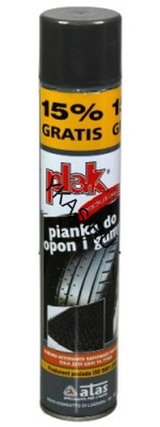 ATAS   PLAK   OPONA  500 ML - спрей. Чернитель шин  с эфектом мокрых шин