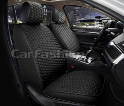 Накидки Фронт   «SOTA FRONT»  Чёрный/Чёрный/Серый  (велюр/экокожа)