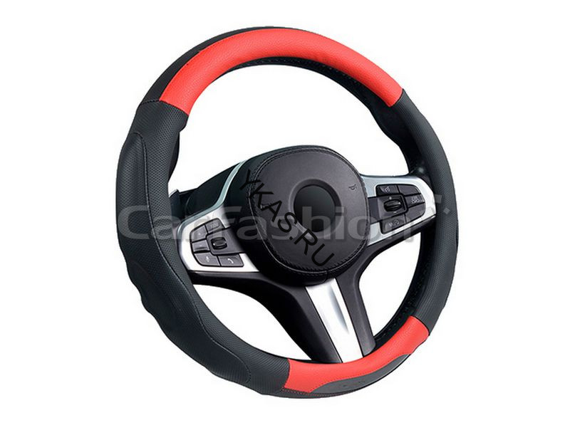 Оплетка на руль   CF  LAREDO - М, Чёрный/Красный
