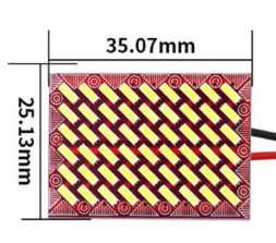 SOLAR Свет-од площадка 12-24V SMD 54 (35x25мм) без адаптеров белый
