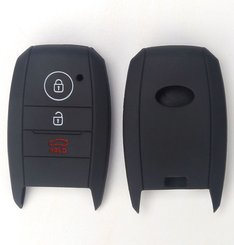 Чехол силиконовый для ключа зажигания  KIA (три кнопки) №1