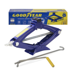 Домкрат ромб 1 т Goodyear GY-SJ-01 95-350 мм со съемной ручкой