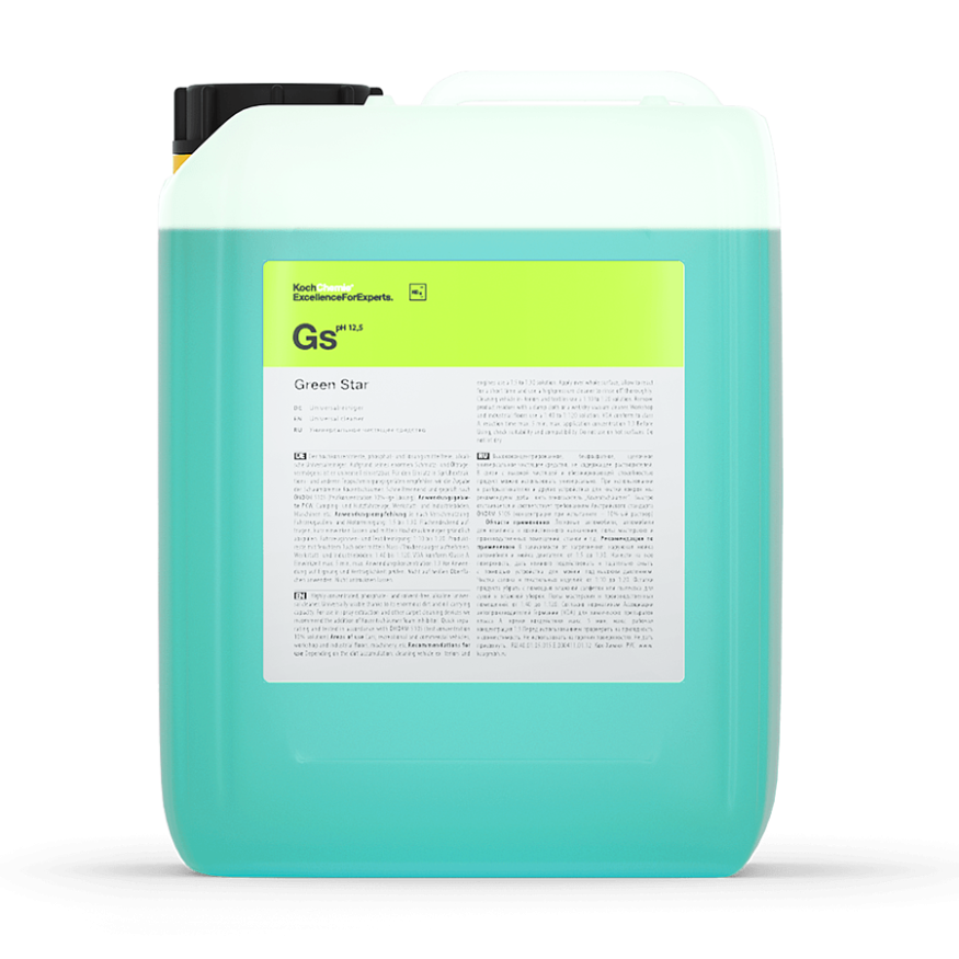 GREEN STAR - Универсальное щелочное средство для бережной первичной мойки поверхностей (5 л) 25005