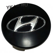 Заглушка (колпачок) на литой диск мод. HYUNDAI  черный  ( D60/56)