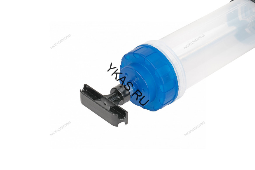 Пластиковый шприц для заливки масла NORDBERG NO1500 (1500 мл)