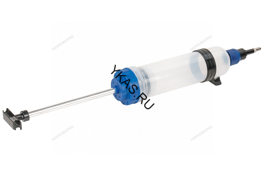 Пластиковый шприц для заливки масла NORDBERG NO1500 (1500 мл)