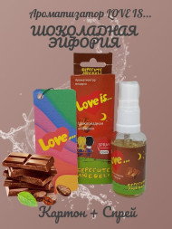 Осв.возд. Соntact ЁЛКА+СПРЕЙ Love is... "Шоколадная эйфория" 30мл