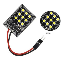 SOLAR Свет-од площадка 12-24V SMD 9 (35x25мм) без адаптеров белый