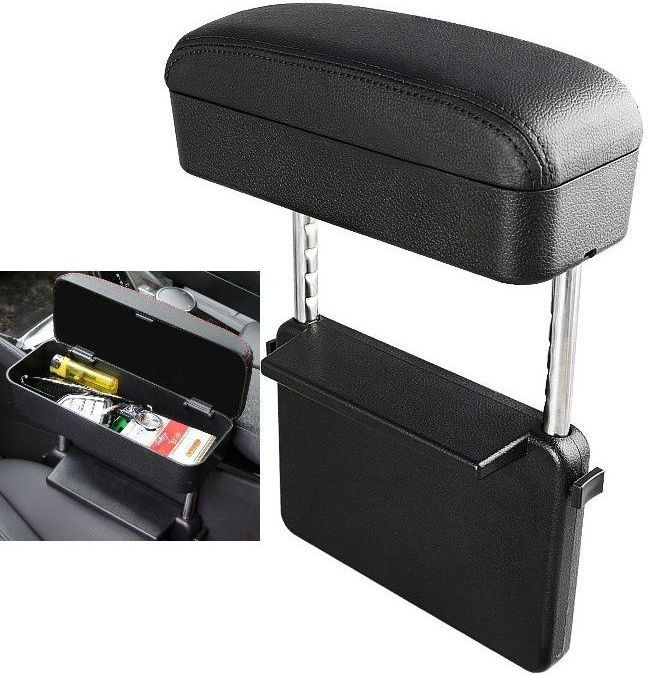 Подлокотник  Carlife" с бардачком  черный