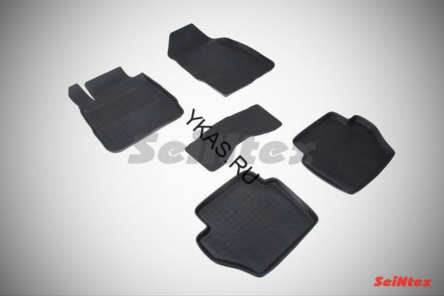 Коврики резиновые   Ford Fiesta 2008-2015г./Fusion с 2002г.  БОРТ