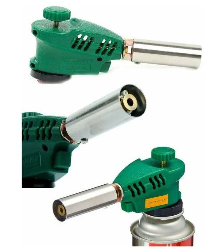 Горелка газовая  с пьезоподжигом "KOVICA" KS-1005  (Корея) (цанга)