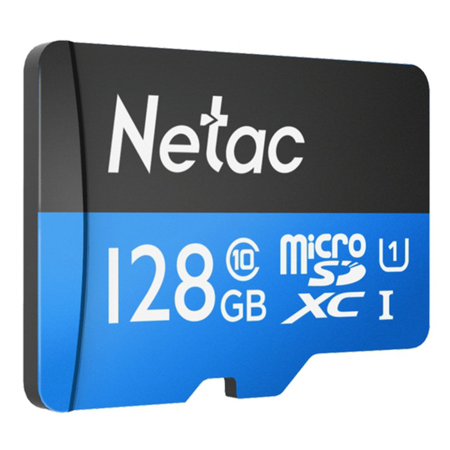 Карта памяти  Netac P500 Standard UHS-I (90 Mb/s) 128Gb 10 класс (без адаптера)