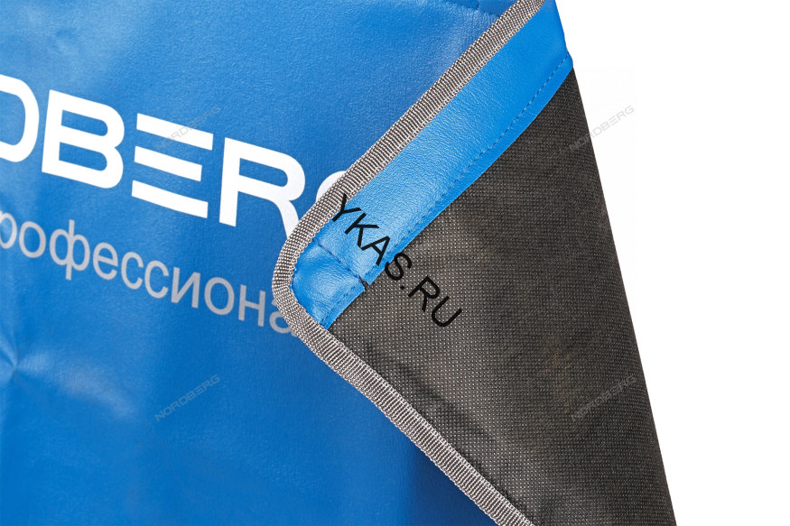 Накидка на крыло прямоугольная без выреза с магнитом и подкладкой NN1R (110х65 мм)