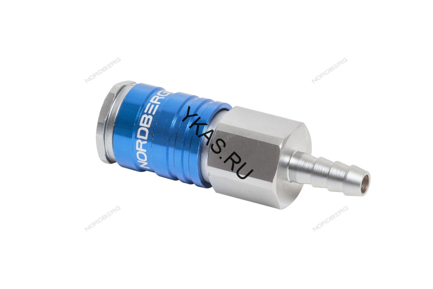 Разъем быстросъемный NORDBERG NPF08 ("мама" - елочка Ø8 мм)