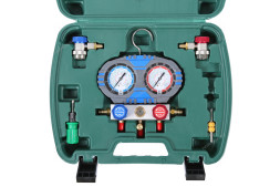Манометрический коллектор NORDBERG NFG32K со шлангами и муфтами в кейсе