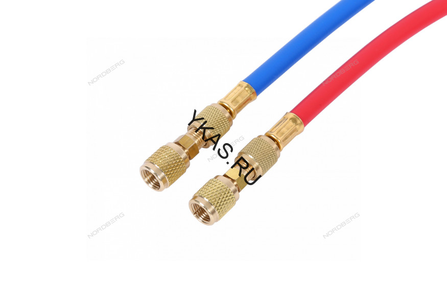 Манометрический коллектор NORDBERG NFG32K со шлангами и муфтами в кейсе