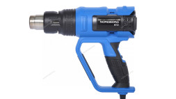 Фен с ЖК-экраном NORDBERG NE720 (6 насадок, кейс, 50-650 °С, 2000)