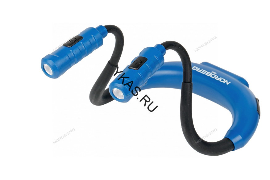 Нашейный аккумуляторный светодиодный фонарь NORDBERG 1902