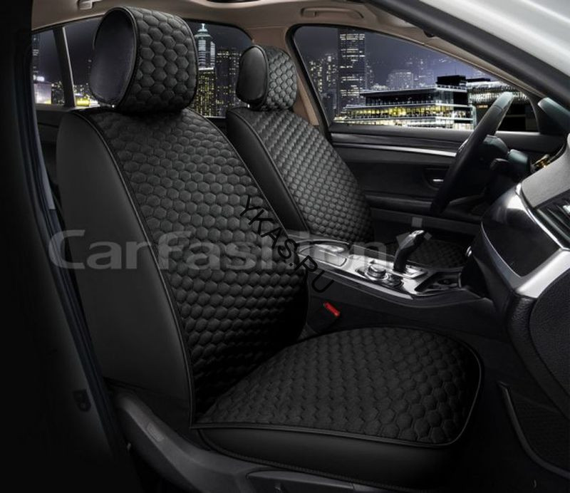 Накидки Фронт   «SOTA FRONT»  Чёрный/Чёрный/Чёрный  (велюр/экокожа)