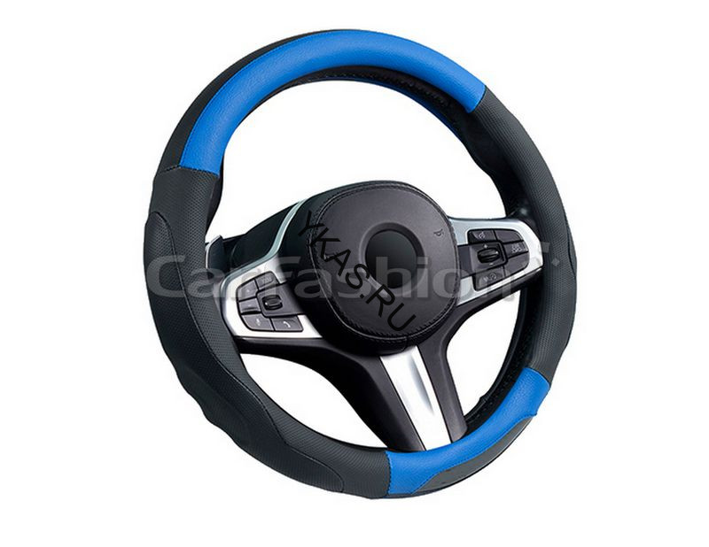 Оплетка на руль   CF  LAREDO - М, Чёрный/Синий