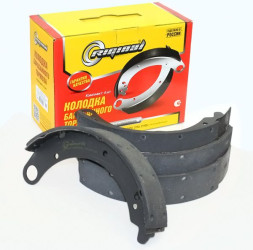 RG Колодка тормозная  барабанная (кт.4шт.)  УАЗ-469, 3741, 3909 ,3303 ,31519 , 31512 длинная