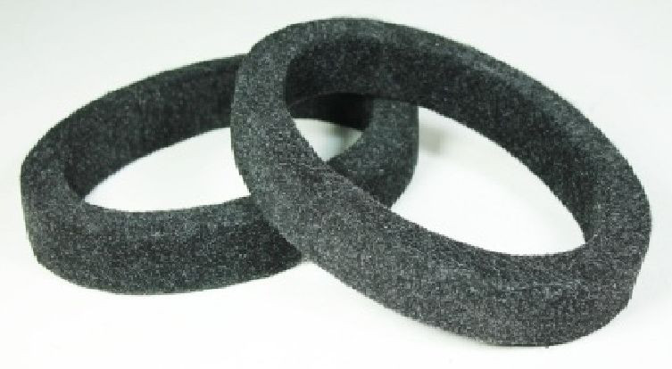 Подставки под колонки  ПОДИУМЫ  6" х 9" (плоский , высота 5,5см)  карпет Черный  (2 шт.)