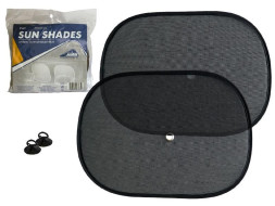 Шторки на присосках "Nova Bright" "Без надписи" (44x36см) на бок квадр. (2шт.)