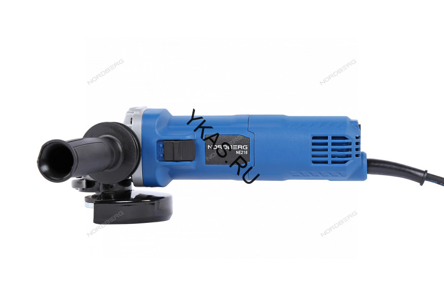 Угловая шлифмашина NORDBERG NE218 с регулировкой оборотов (125 мм, 1800 Вт)