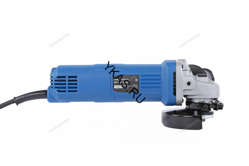 Угловая шлифмашина NORDBERG NE218 с регулировкой оборотов (125 мм, 1800 Вт)